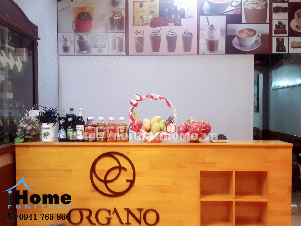 quầy bar gỗ thông